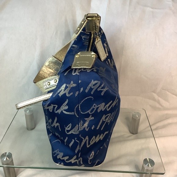 💙Limited Edition Script Tote Hobo Bag💙 - Picture 3 of 10